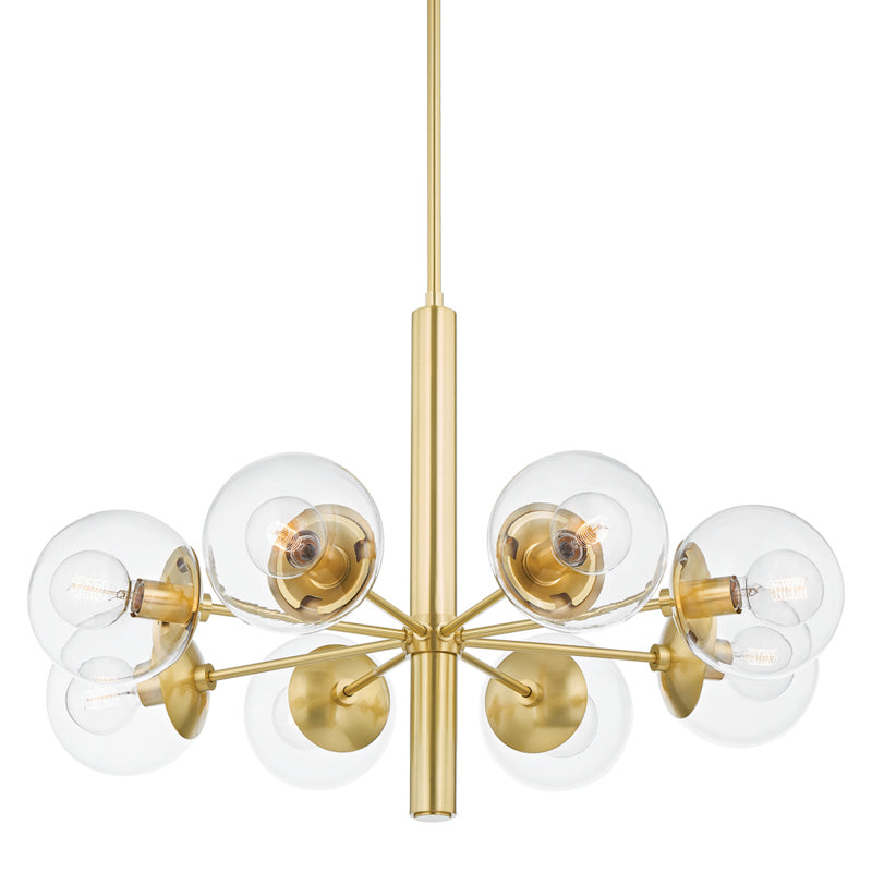 Mitzi Meadow H503808-AGB Chandelier Light - Aged Brass