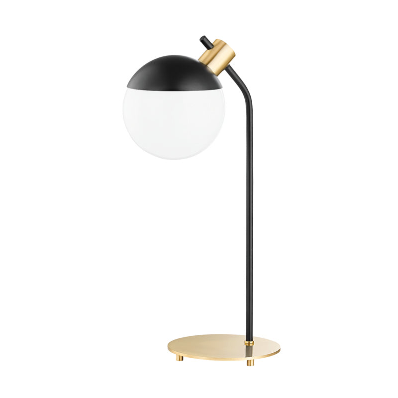 Mitzi Lighting HL573201-AGB/SBK  Miranda Lamp Aged Brass/Soft Black