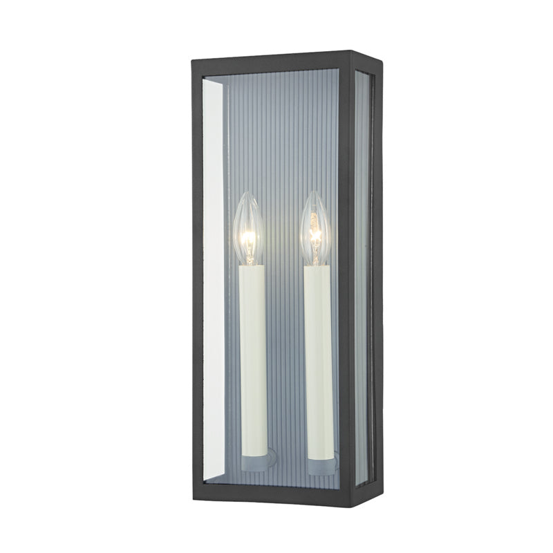 Troy Lighting B1032-TBK/WZN  Vail Outdoor Texture Black/Weathered Zinc