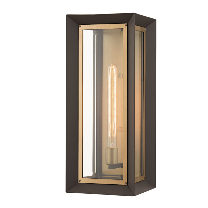 Troy Lighting B4053-TBZ/PBR  Lowry Outdoor Textured Bronze/Patina Brass