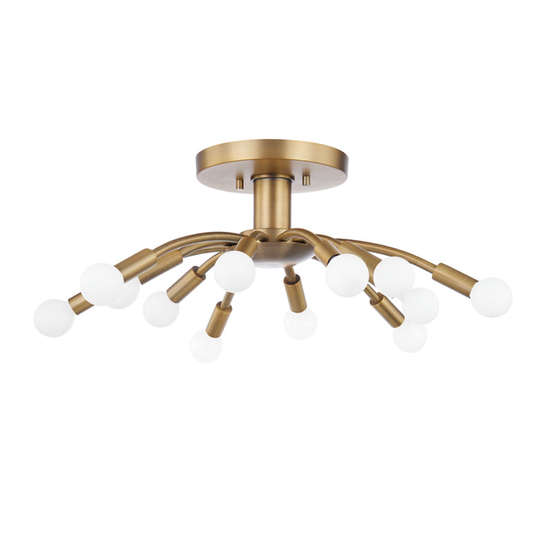 Troy Tristan C2812-PBR Ceiling Light - Patina Brass