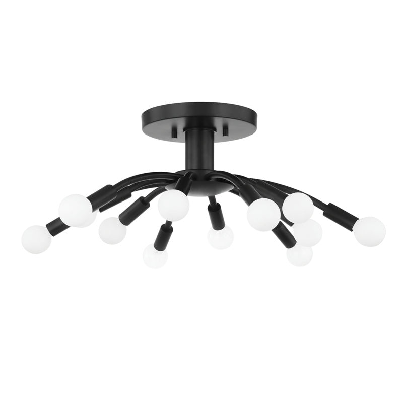 Troy Tristan C2812-SBK Ceiling Light - Soft Black