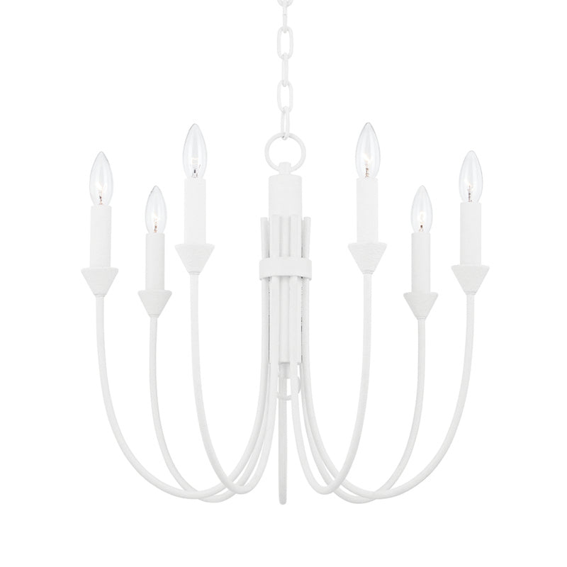 Troy Cate F1007-GSW Chandelier Light - Gesso White