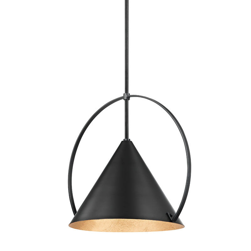 Troy Lighting F1818-GL/SBK  Mari Outdoor Gold Leaf/Soft Black