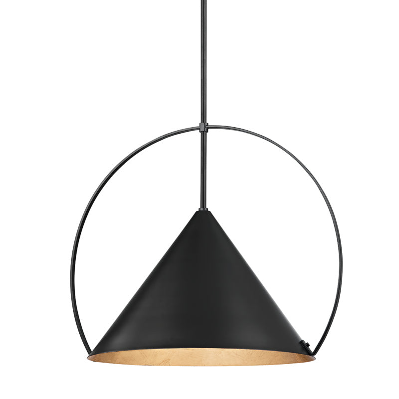 Troy Lighting F1824-GL/SBK  Mari Outdoor Gold Leaf/Soft Black