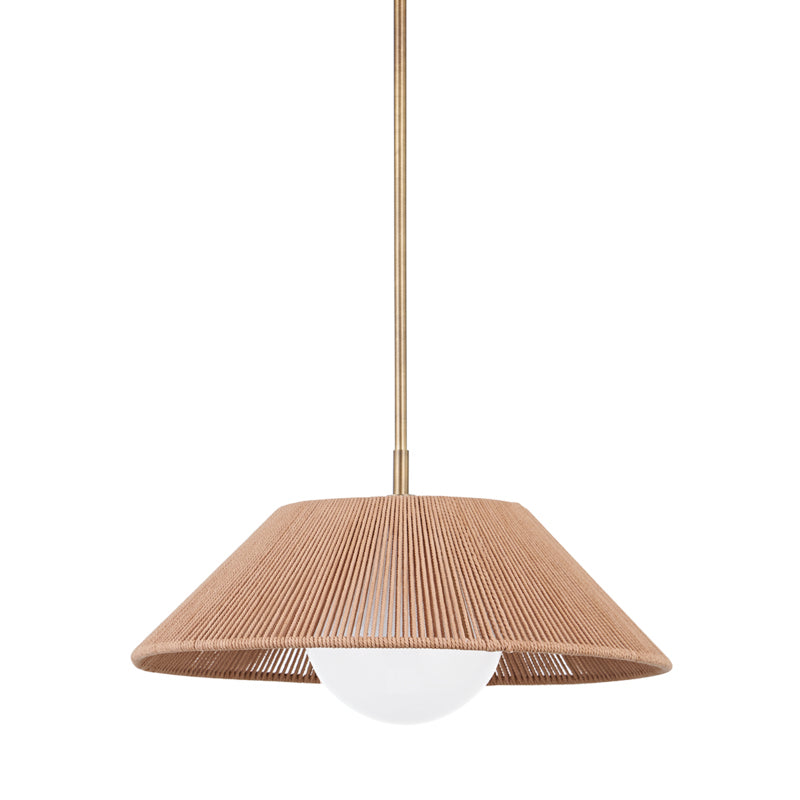 Troy Lisbon F3321-PBR Pendant Light - Patina Brass