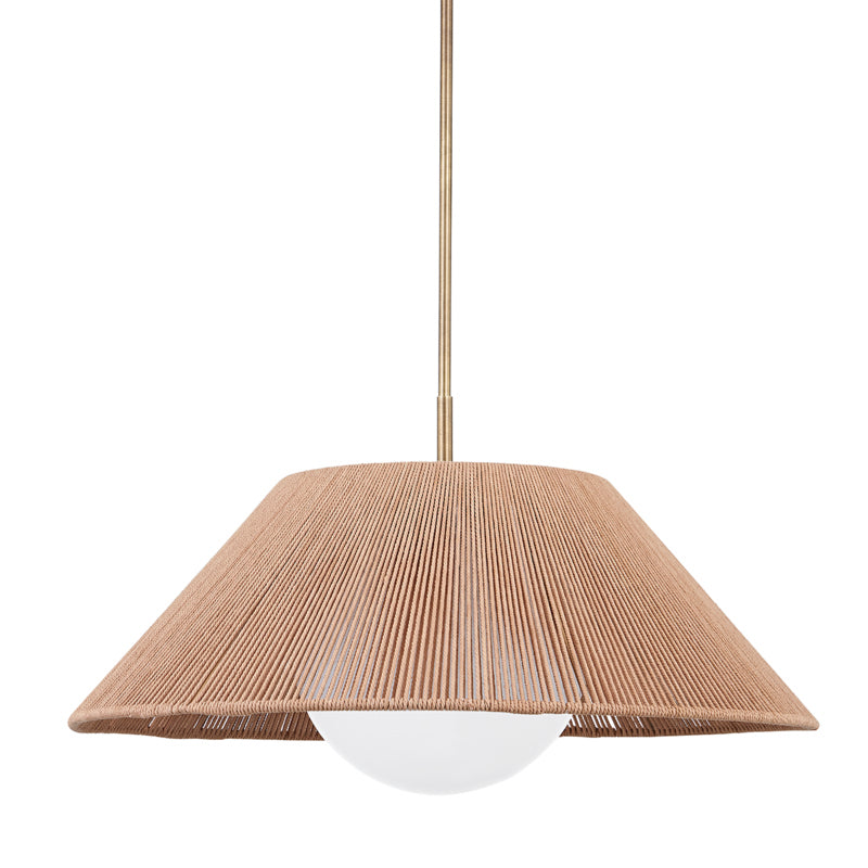 Troy Lisbon F3329-PBR Pendant Light - Patina Brass