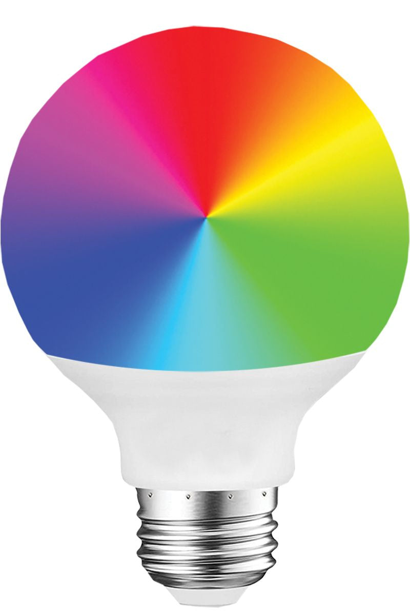 Westgate Lighting TC-G25-5W-RGBW-WIFI  Bluetooth Wg App Compatible Rgbw G25 Light Light Bulb White