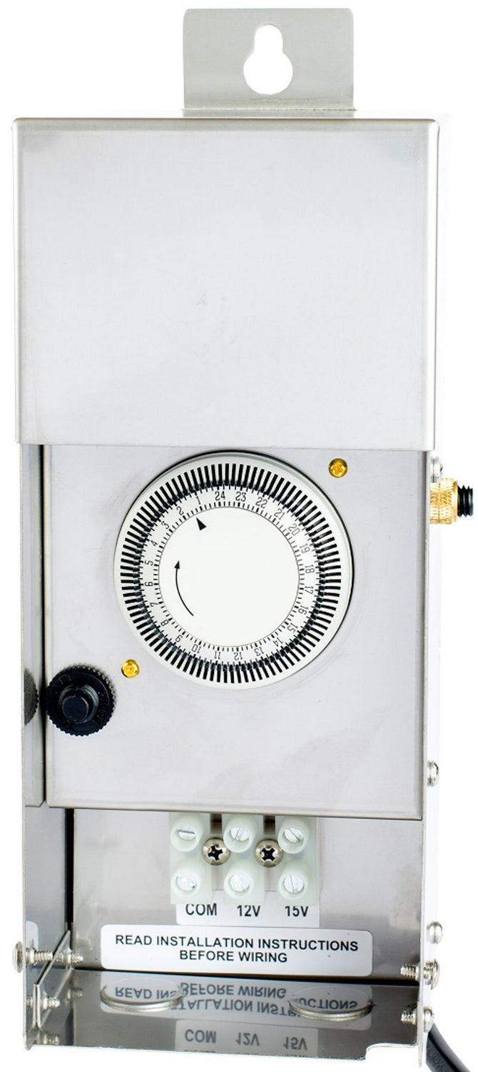 Westgate Lighting TR-200W-DT-TPC-SS  Landscape Transformer Landscape Light Pewter, Nickel, Silver