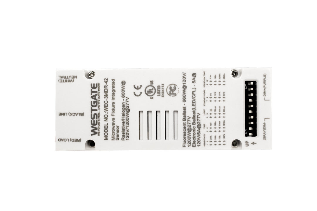 Westgate Lighting WEC-3MDR-42  Sensor Dip & Rc Decor White