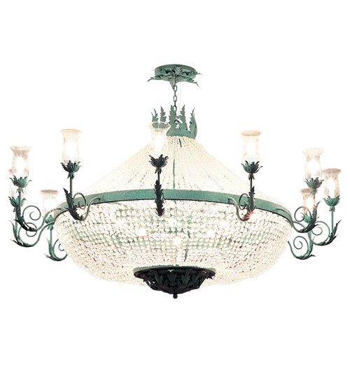 Meyda Tiffany Crista 119759 Chandelier Light - Verdigris