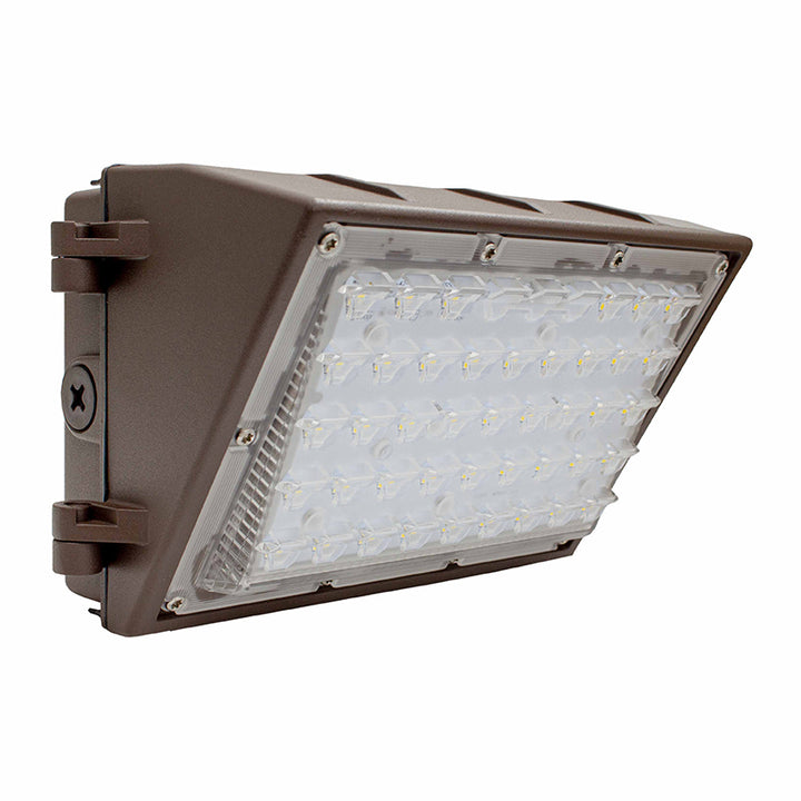 Westgate Lighting WML2-50W-30K-SM  Led Non-Cutoff Wall Packs With Directional Optic Lens Utility Light Bronze / Dark
