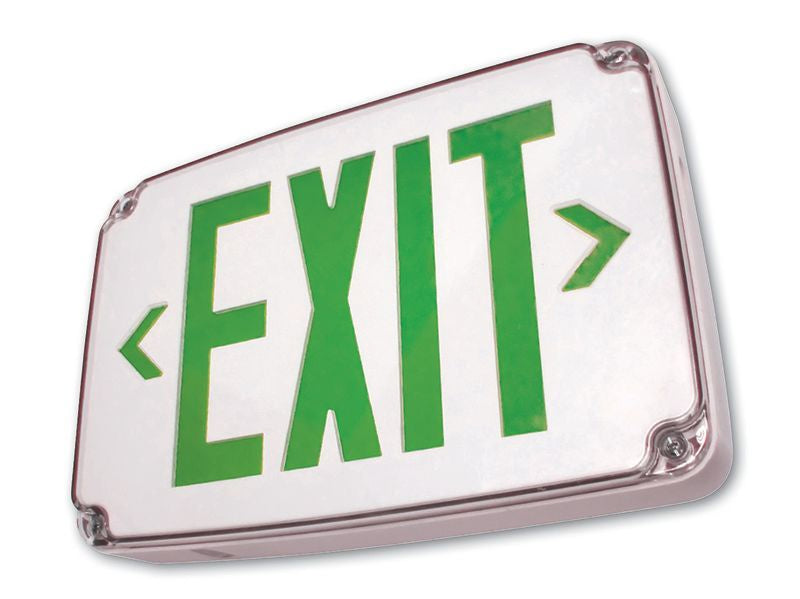 Westgate Lighting XT-WP-1GG-EM  Led Exit Sign Single Face Utility Light Gray
