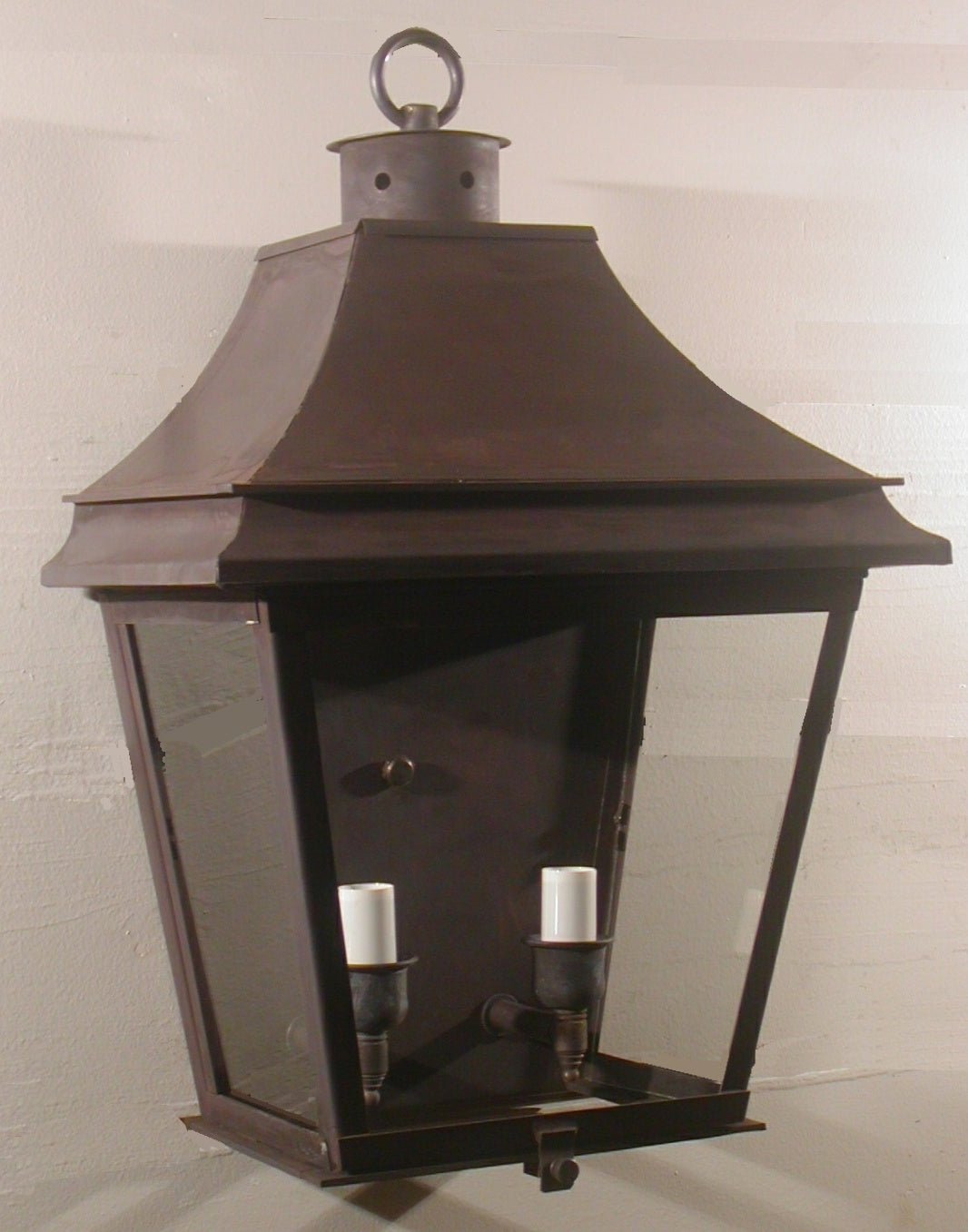 Genie House Lighting 8831PABC Forte Two Light Pocket Outdoor Bronze / Dark