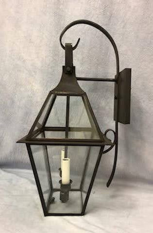 Genie House Lighting 90511DBC Potts Two Light Wall Mount Outdoor Bronze / Dark
