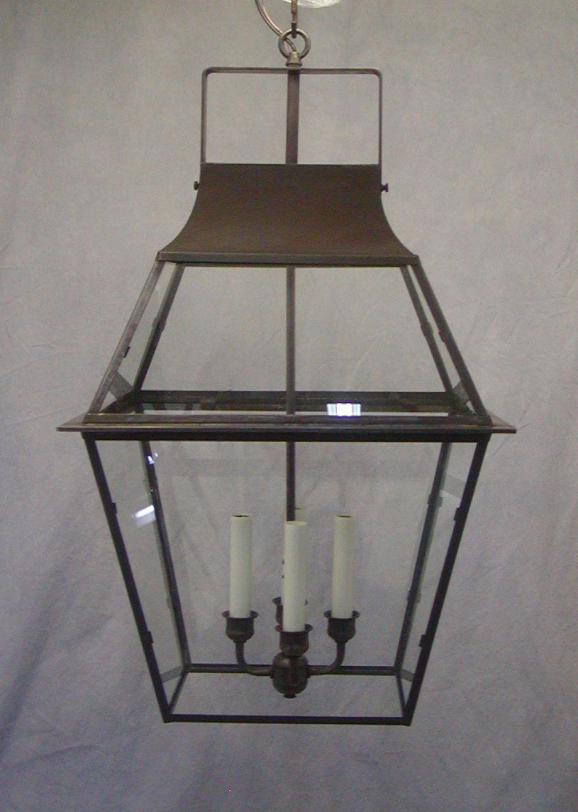 Genie House Lighting 90533DCC Potts Four Light Pendant Outdoor Bronze / Dark