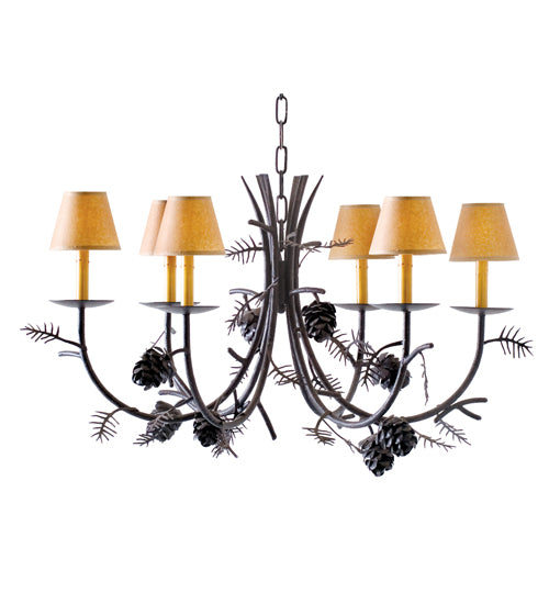 Meyda Tiffany Pinecone 119769 Chandelier Light -
