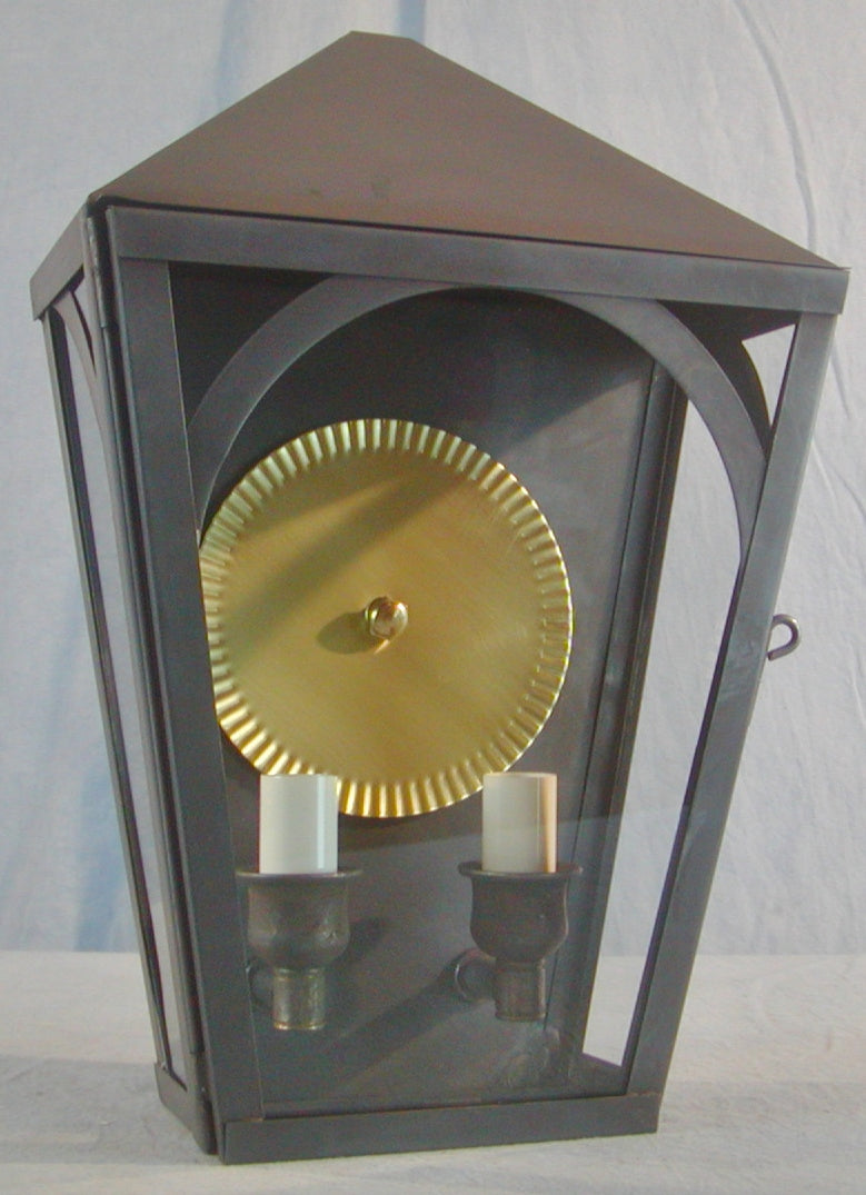 Genie House Lighting AR3060PDCC Arlington Two Light Pocket Outdoor Bronze / Dark