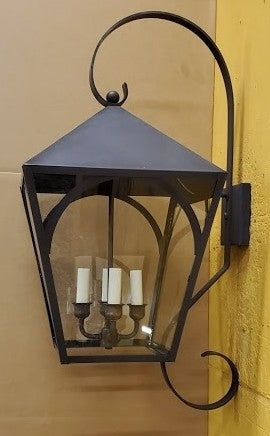 Genie House Lighting AR30621DCC Arlington Four Light Wall Mount Outdoor Bronze / Dark