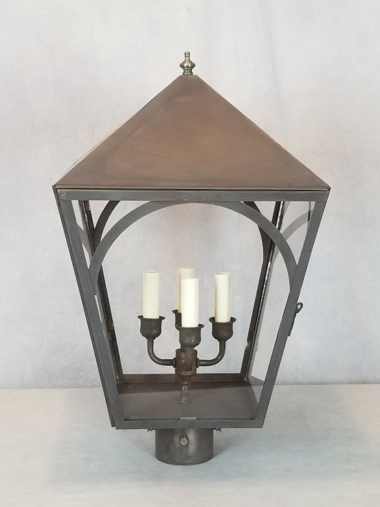 Genie House Lighting AR30622DCC Arlington Four Light Post Mount Outdoor Bronze / Dark