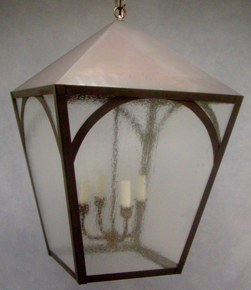 Genie House Lighting AR30643DBS Arlington Four Light Pendant Outdoor Bronze / Dark