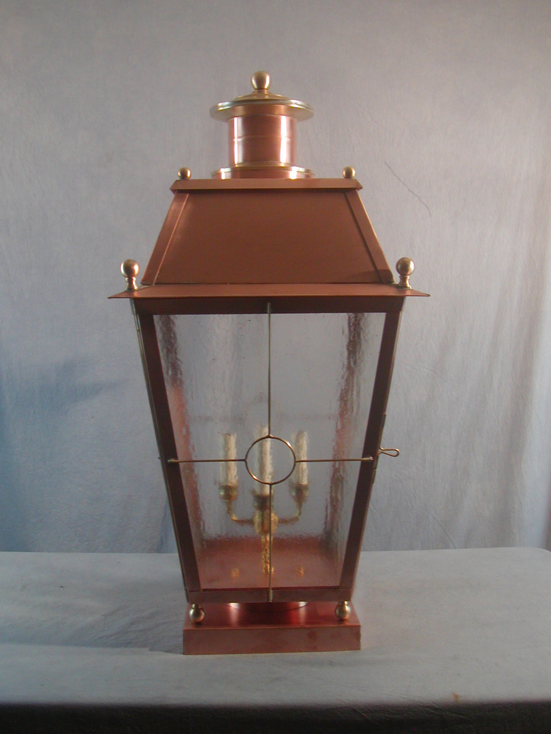 Genie House Lighting FA4733PIERRCS Fairmont Four Light Pier Mount Outdoor Bronze / Dark