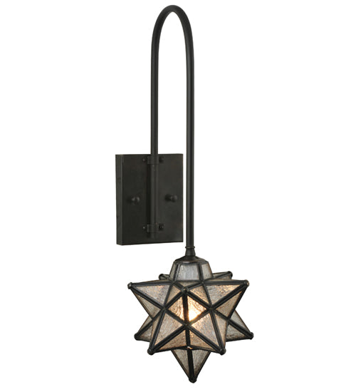 Meyda Tiffany Moravian Star 119794 Wall Light - Craftsman Brown