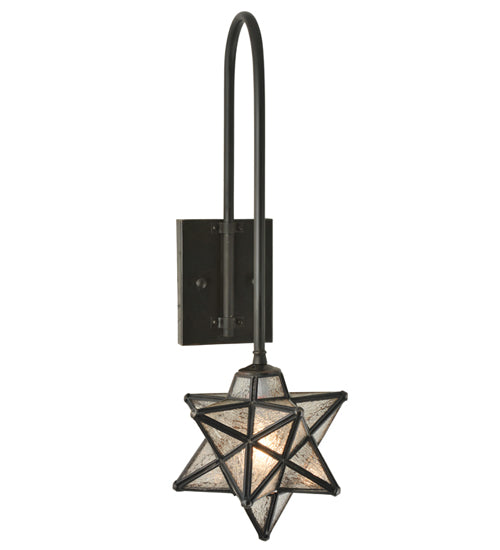 Meyda Tiffany Moravian Star 119794 Wall Light - Craftsman Brown