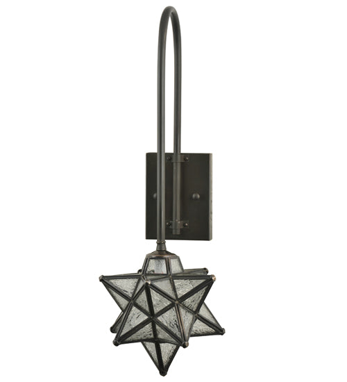 Meyda Tiffany Moravian Star 119794 Wall Light - Craftsman Brown