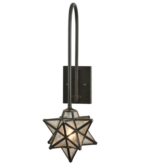 Meyda Tiffany Moravian Star 119794 Wall Light - Craftsman Brown