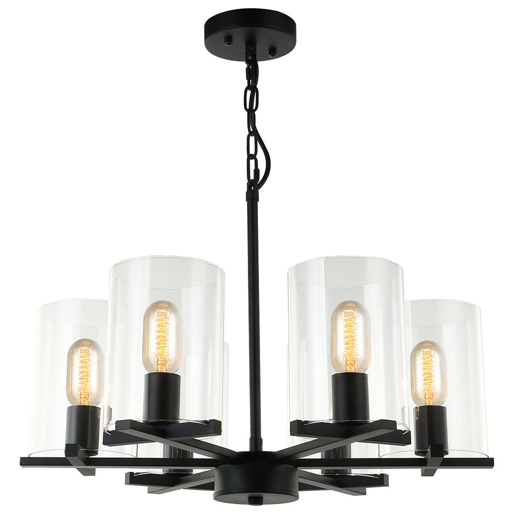 Maxilite Cora MX 1421-6 Chandelier Light - Black