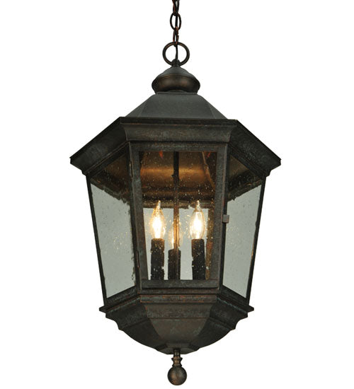 Meyda Tiffany Lighting 119891 Tiamo Three Light Pendant Outdoor Bronze / Dark