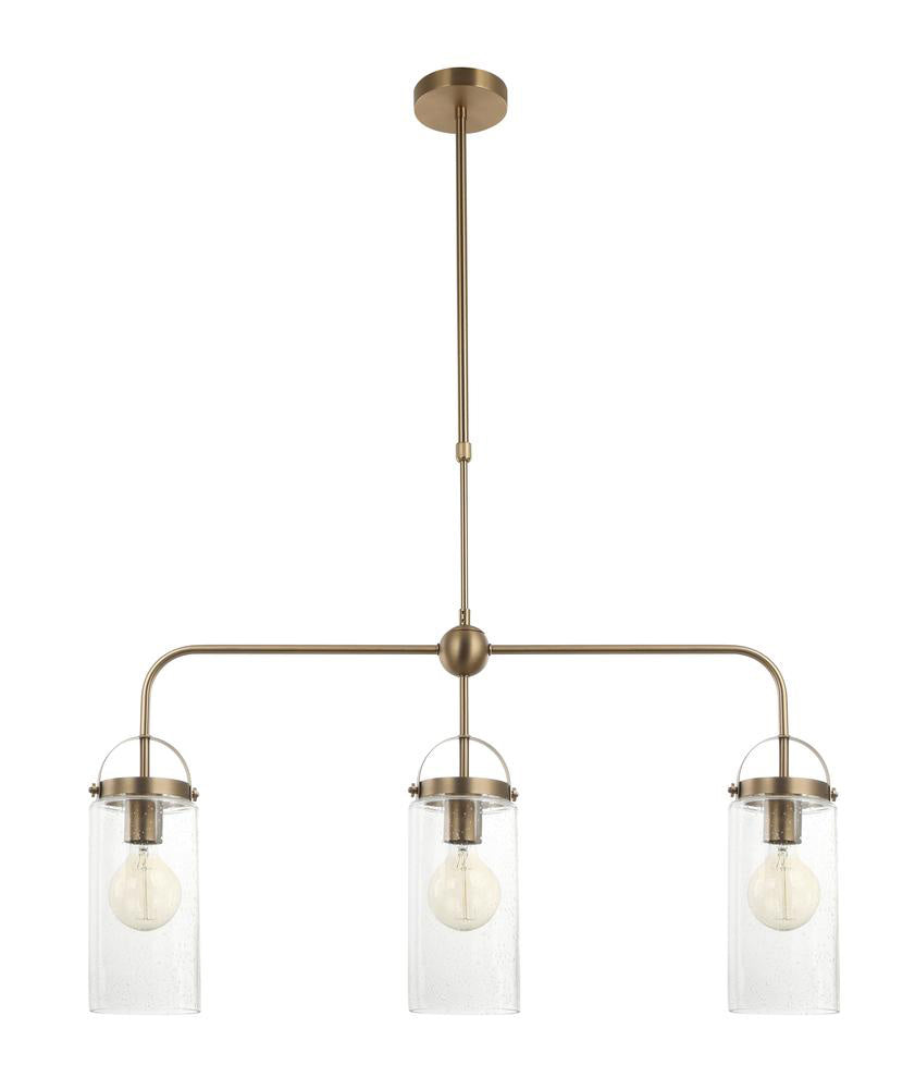 Maxilite Banister MX 1510-18 Pendant Light - Aged Brass