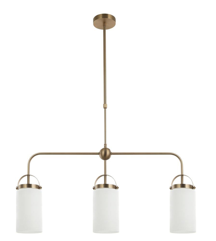 Maxilite Barnston MX 1511-18 Pendant Light - Aged Brass