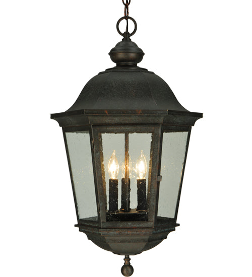 Meyda Tiffany Lighting 119891 Tiamo Three Light Pendant Outdoor Bronze / Dark