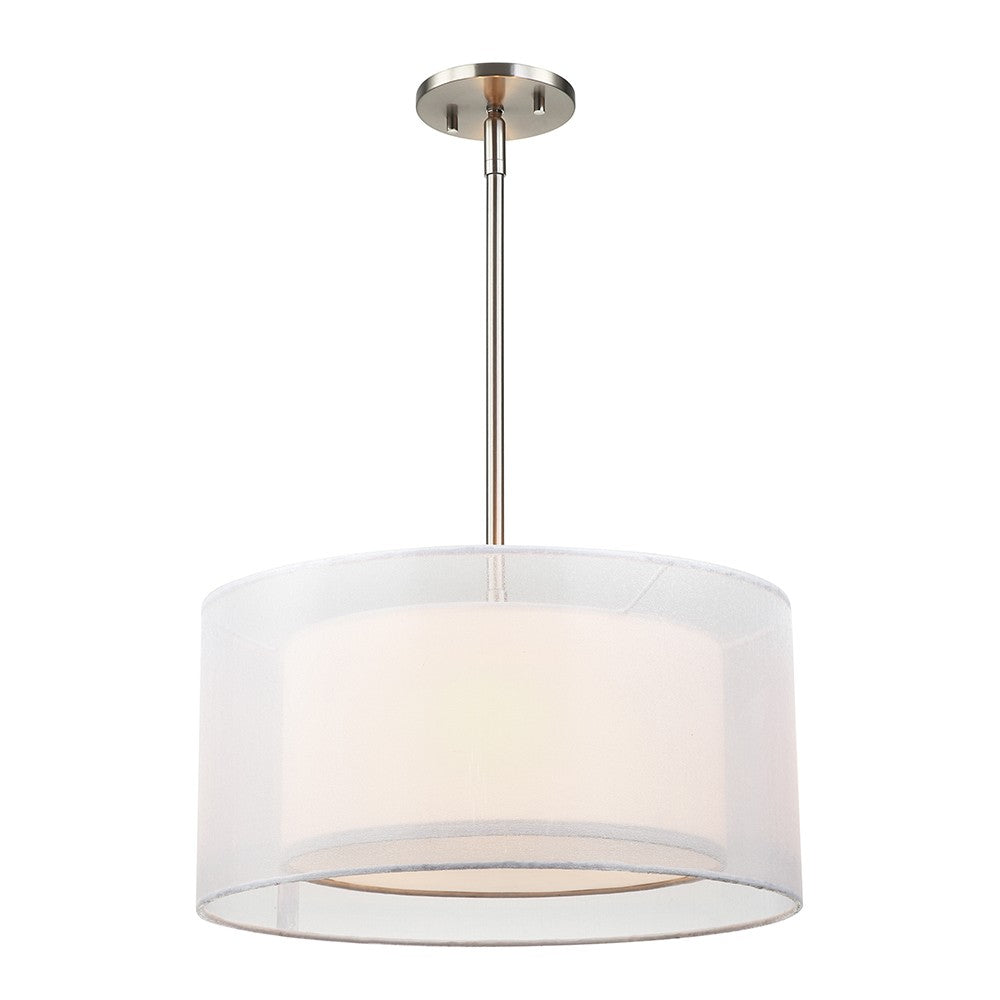 Maxilite Salome MX 2051R40 Pendant Light - Satin Nickel