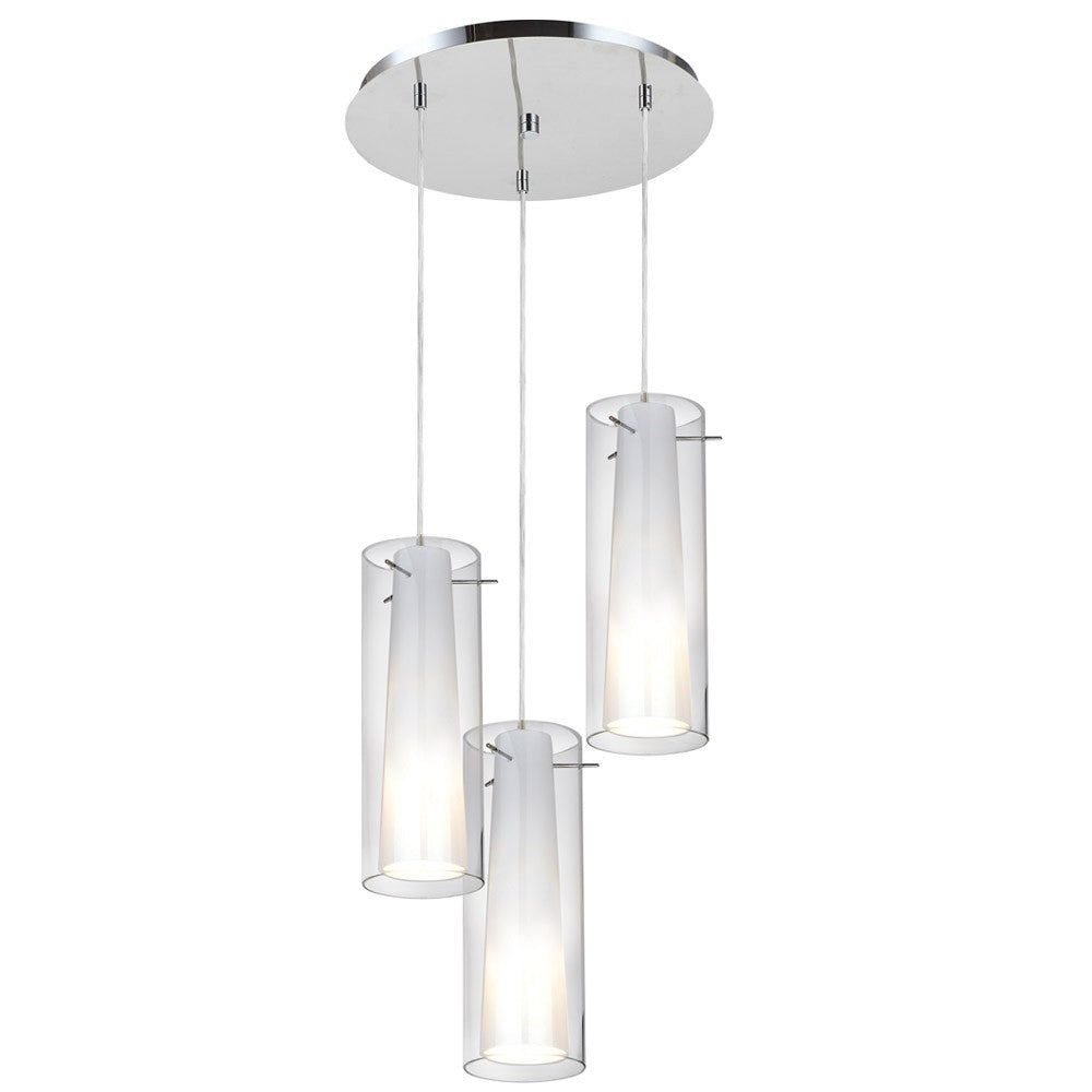 Maxilite Aulide MX 2122C3-11 Pendant Light - Polished Chrome