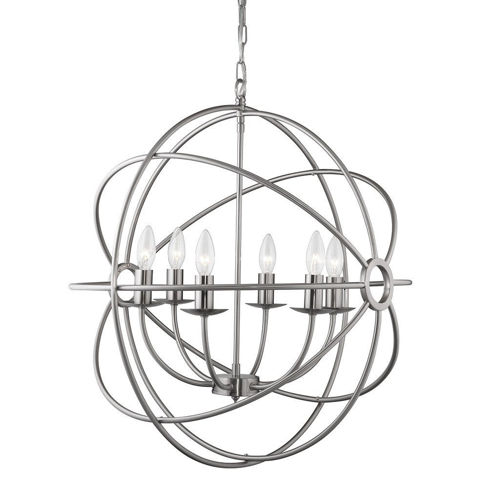 Maxilite Oriana MX 2141-40 Chandelier Light - Satin Nickel