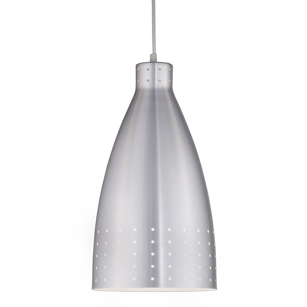 Maxilite Mantua MX 2306-40 Pendant Light - Brushed Aluminium