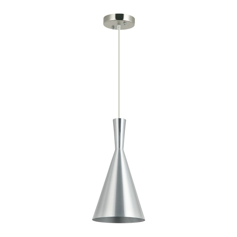 Maxilite Mantua MX 2317-40 Pendant Light - Brushed Aluminium