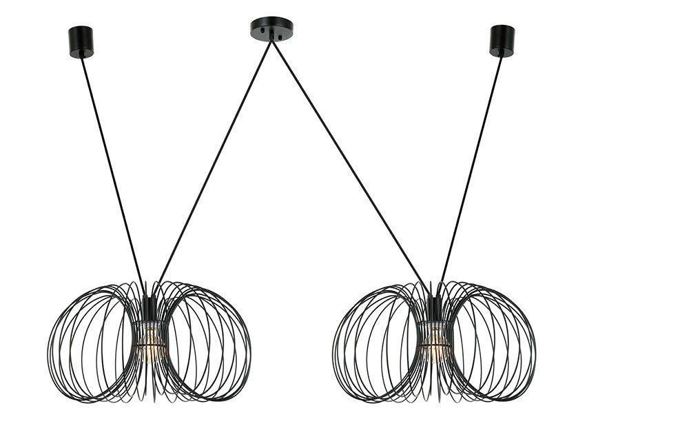 Maxilite Fanfaron MX 2361-2-07 Pendant Light - Black