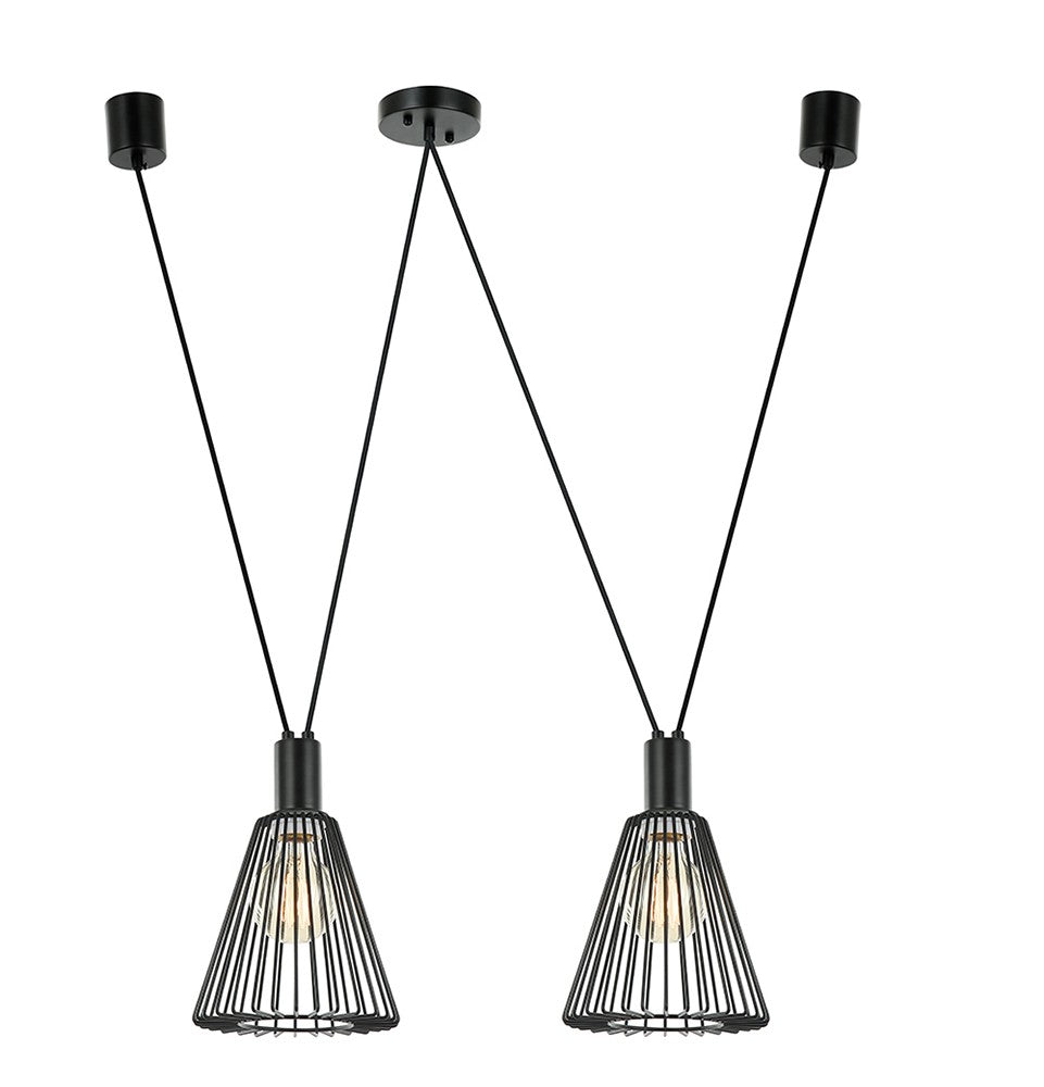 Maxilite Fanfaron MX 2364-2-07 Pendant Light - Black