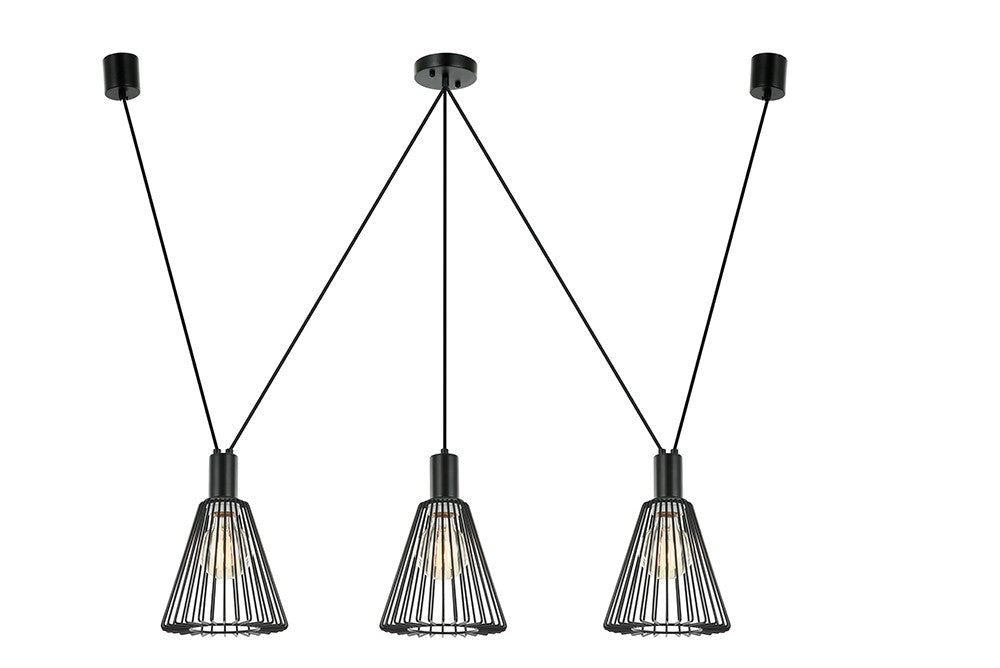 Maxilite Fanfaron MX 2364-3-07 Pendant Light - Black
