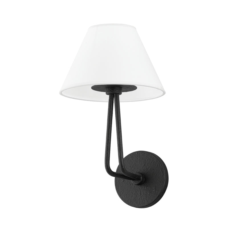 Troy Ozias B2502-BI Wall Sconce Light - Black Iron