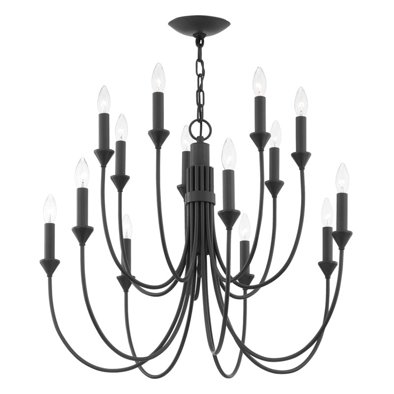 Troy Cate F1014-FOR Chandelier Light - Forged Iron