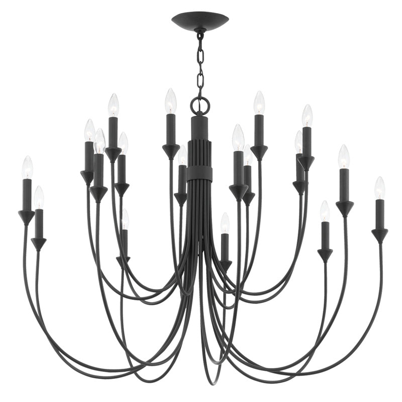 Troy Cate F1018-FOR Chandelier Light - Forged Iron