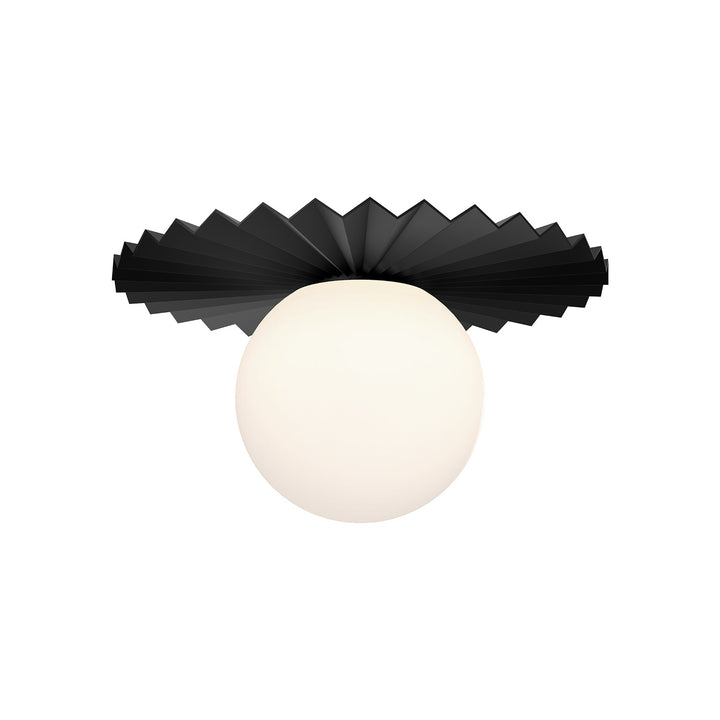 Alora Mood plume FM501212MBOP Ceiling Light - Matte Black/Opal Matte Glass