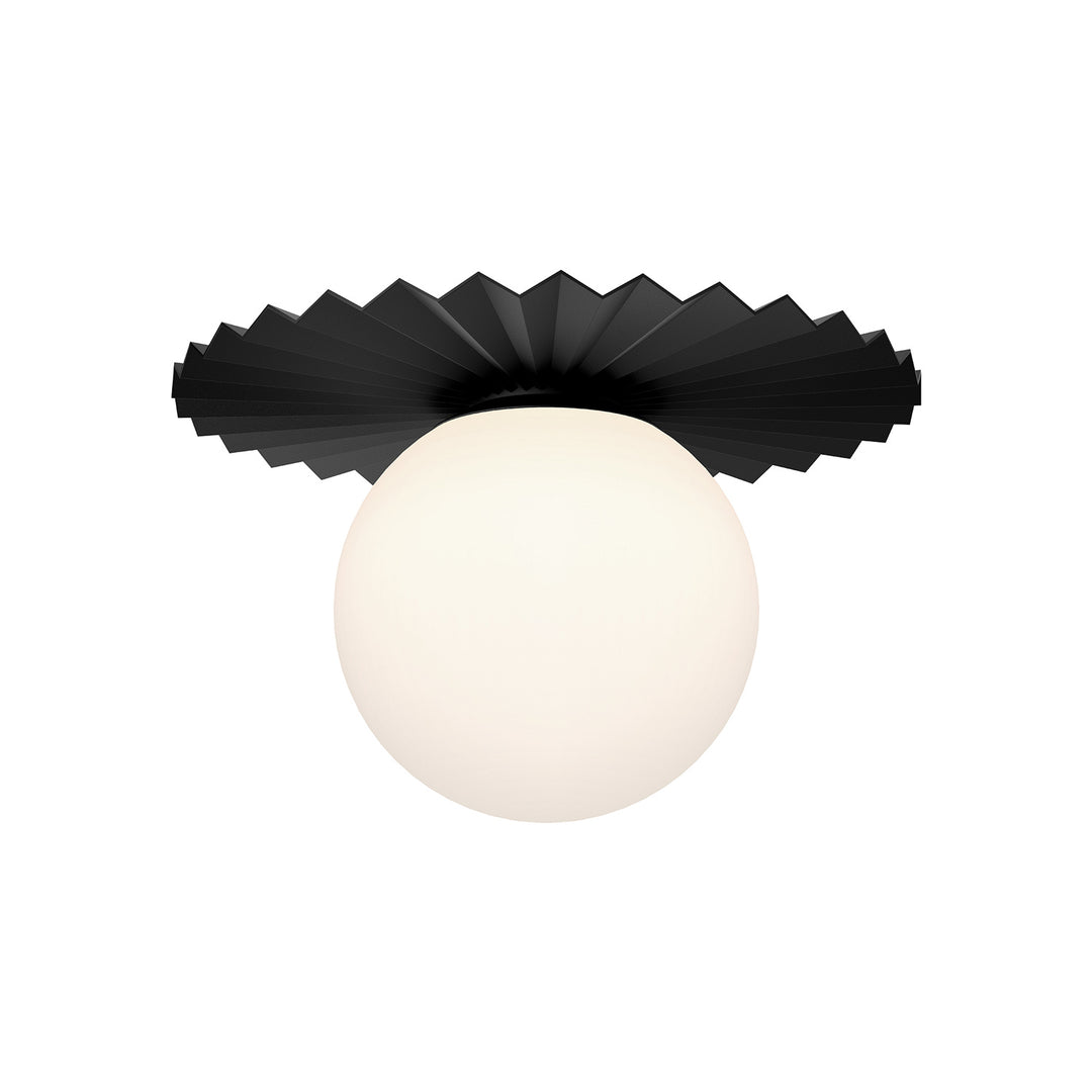 Alora Mood plume FM501214MBOP Ceiling Light - Matte Black/Opal Matte Glass