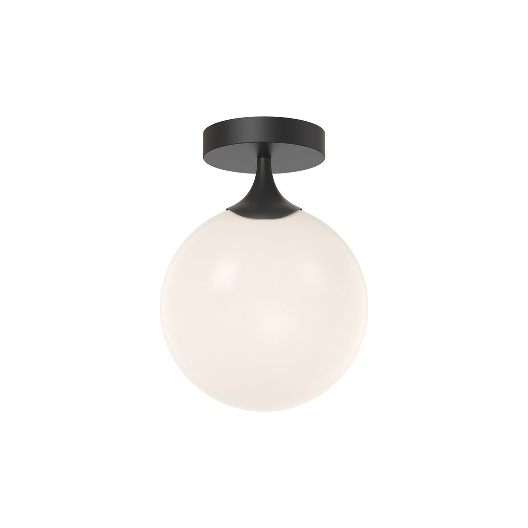 Alora Mood nouveau FM505108MBOP Ceiling Light - Matte Black/Opal Matte Glass