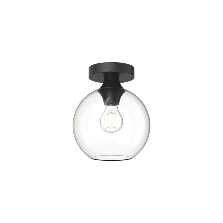 Alora Mood castilla FM506108MBCL Ceiling Light - Clear Glass/Matte Black